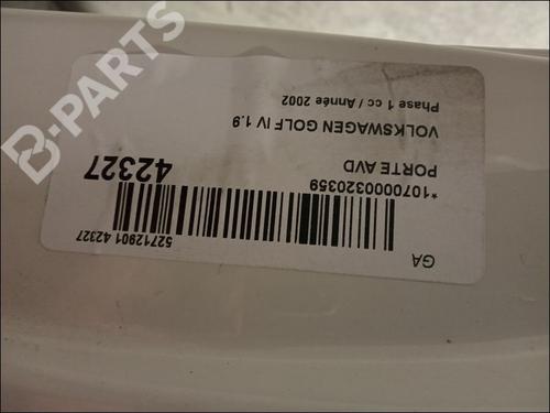 Right front door VW GOLF IV (1J1) 1.9 SDI | BP9618388C3 
