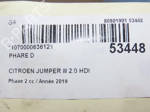 Right headlight CITROËN JUMPER II Van 2.0 BlueHDi 130 | BP28832474C29 