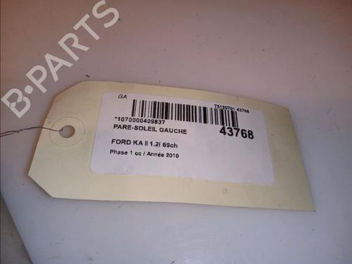 Left sun visor FORD KA (RU8) 1.2 | BP12992653I1 - Image 4