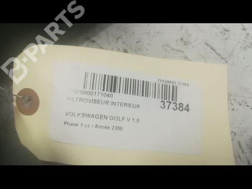 Rear mirror VW GOLF V (1K1) 1.9 TDI | BP9601980I6 