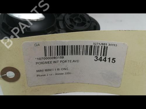 Used Front right interior door handle MINI MINI (R50, R53) Cooper (116 hp) 23175910