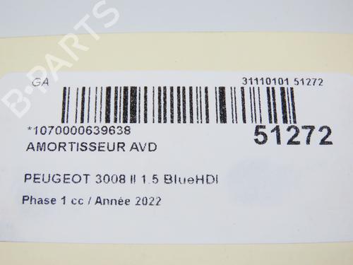 Right front shock absorber PEUGEOT 3008 II SUV (MC_, MR_, MJ_, M4_) 1.5 BlueHDi 130 | BP29195976M17 