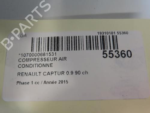 Used AC compressor RENAULT CAPTUR I (J5_, H5_) 0.9 TCe 90 (90 hp) 29415125