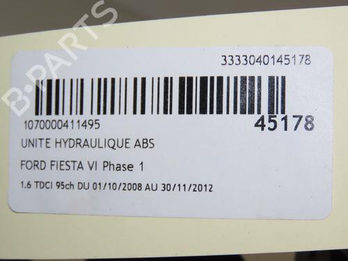 ABS pump FORD FIESTA VI (CB1, CCN) 1.6 TDCi | BP17868189M43 