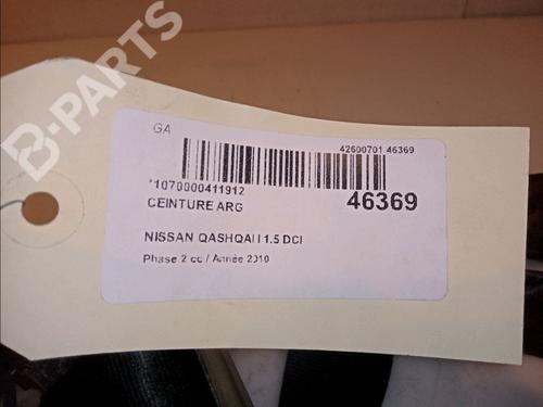 Rear left belt tensioner NISSAN QASHQAI / QASHQAI +2 I (J10, NJ10, JJ10E) 1.5 dCi | BP12136393C89 