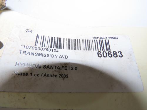 Used Right front driveshaft Right front driveshaft 38297762 38297762