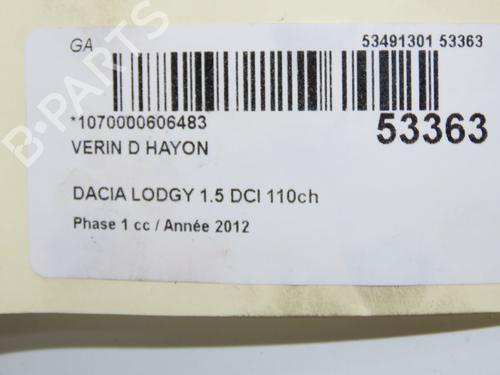 Tailgate lift support DACIA LODGY (JS_) 1.5 dCi (JSMC, JSAF) | BP32399722C138  - Image 7