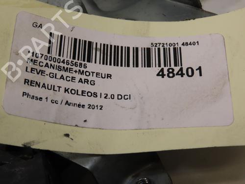 Rear left window mechanism RENAULT KOLEOS I (HY_) 2.0 dCi (HY0K) | BP17662882C24 