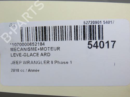 Used Rear right window mechanism JEEP WRANGLER IV (JL) 2.2 Multijet II (JL72, JL74) (200 hp) 31120904