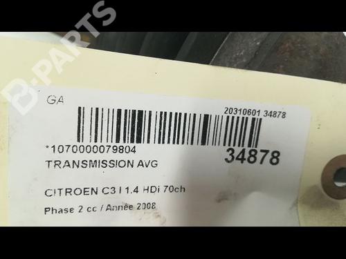 Left front driveshaft CITROËN C3 I (FC_, FN_) 1.4 HDi | BP9596267M38 