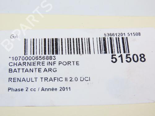 Used Hinge/Door check strap RENAULT TRAFIC II Van (FL) 2.0 dCi 90 (FL0H, FL00, FL01, FL0M, FL0P, FL0S) (90 hp) 29128802
