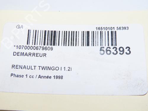 Used Starter RENAULT TWINGO I (C06_) 1.2 (C066, C068) (58 hp) 31796614