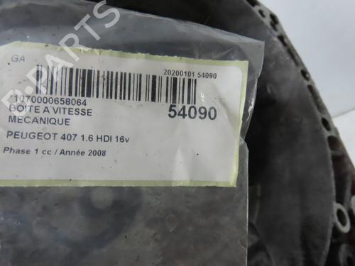 Used Gearbox Gearbox PEUGEOT 407 (6D_) 1.6 HDi 110 (6D9HZC, 6D9HYC) (109 hp) 28967308 28967308