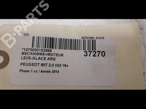 Rear left window mechanism PEUGEOT 807 (EB_) 2.0 HDi | BP9603172C24 