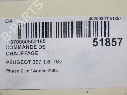 Climate control PEUGEOT 307 (3A/C) 1.6 | BP26381231I5 