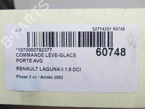 Left front window switch RENAULT LAGUNA II (BG0/1_) 1.9 dCi (BG08, BG0G) | BP38571240I27 - Image 6