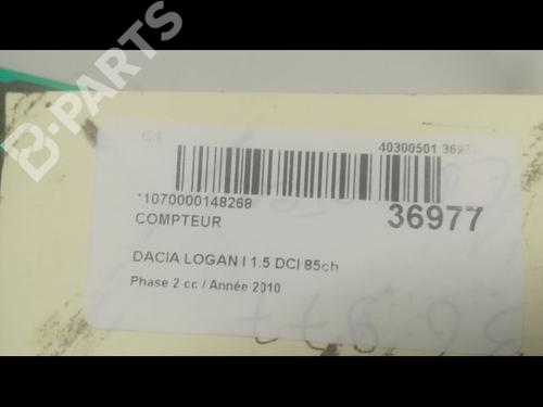 Instrument cluster DACIA LOGAN MCV (KS_) 1.5 dCi (KS0W) | BP9600432C47 