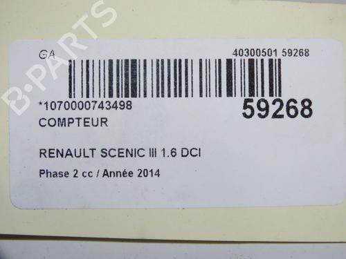 Used Instrument cluster Instrument cluster RENAULT MEGANE I (BA0/1_) 1.6 16V (BA04, BA0B, BA11, BA1J, BA16, BA19, BA1K, BA1V,... (107 hp) 36510945 36510945