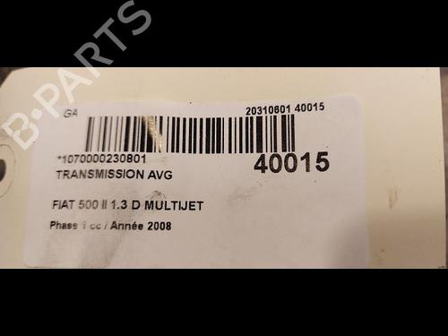 Left front driveshaft FIAT 500 (312_) 1.3 D Multijet (312AXB1A) | BP23172865M38 - Image 2