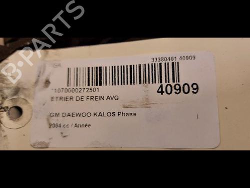 Left front brake caliper DAEWOO KALOS (KLAS) 1.2 | BP14878321M105 