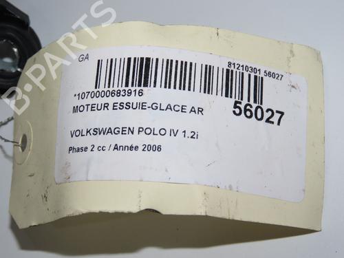 Used Rear wiper motor Rear wiper motor VW POLO IV (9N_, 9A_) 1.2 (54 hp) 33444984 33444984