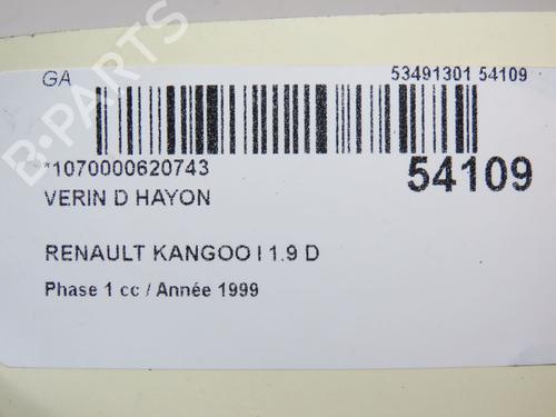 Tailgate lift support RENAULT KANGOO (KC0/1_) D 65 1.9 (KC0E, KC02, KC0J, KC0N) | BP28832306C138 