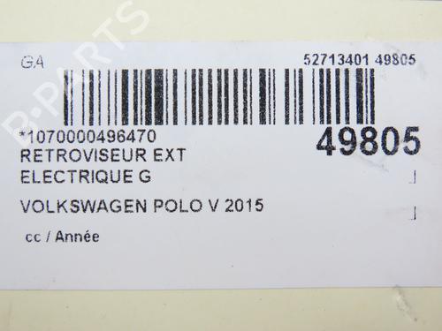 Left mirror VW POLO V (6R1, 6C1) 1.0 | BP28831423C26 
