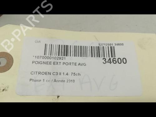 front-left-exterior-door-handle-citroen-c3-ii-sc_-14-9101kj-2009-9597345 main image
