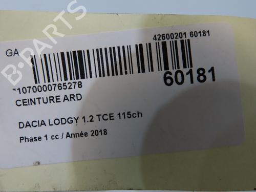 Rear right seatbelt DACIA LODGY (JS_) 1.2 TCe (JSAY, JSM0) | BP38297798I28 - Image 3