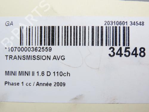 Left front driveshaft MINI MINI (R56) Cooper D | BP30291347M38