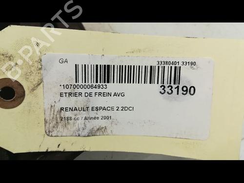 Used Left front brake caliper RENAULT ESPACE III (JE0_) [1996-2002]  23174052