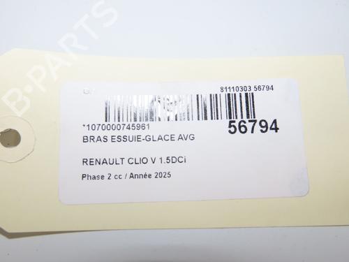 Front windshield wiper arm RENAULT CLIO V (B7_) 1.5 Blue dCi 100 (B7AD) | BP33998955C143 - Image 4