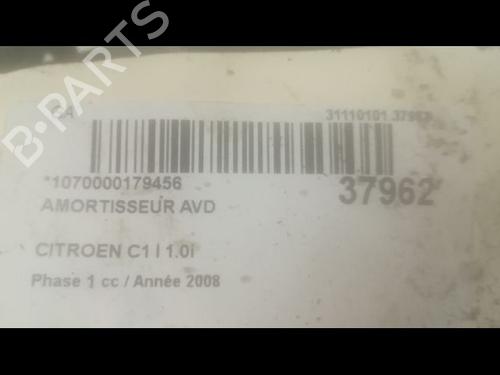 Used Right front shock absorber CITROËN C1 (PM_, PN_) 1.0 (68 hp) 9603948