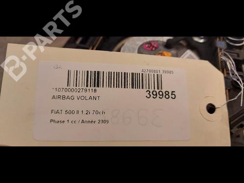 Driver airbag FIAT 500 (312_) 1.3 D Multijet (312AXB1A) | BP9613979C9 
