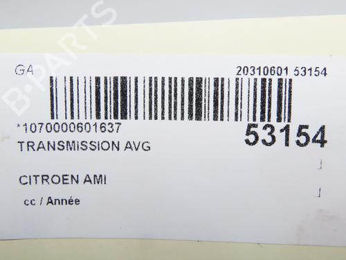 Left front driveshaft CITROËN AMI (9A_) Electric (9AZ2CA) | BP36493766M38 - Image 5