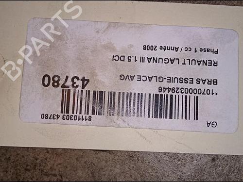 Front windshield wiper arm RENAULT LAGUNA III (BT0/1) 1.5 dCi (BT00, BT0A, BT0T, BT1J) | BP14881321C143 