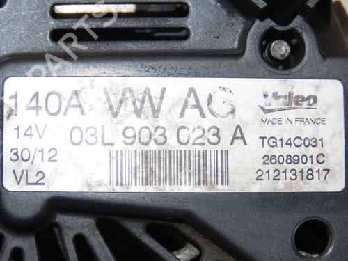 Alternator AUDI A3 Sportback (8PA) 2.0 TDI 16V | BP16461290M7 