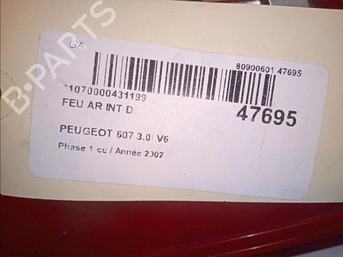 Used Right tailgate light PEUGEOT 607 (9D, 9U) 3.0 V6 24V (207 hp) 14952087
