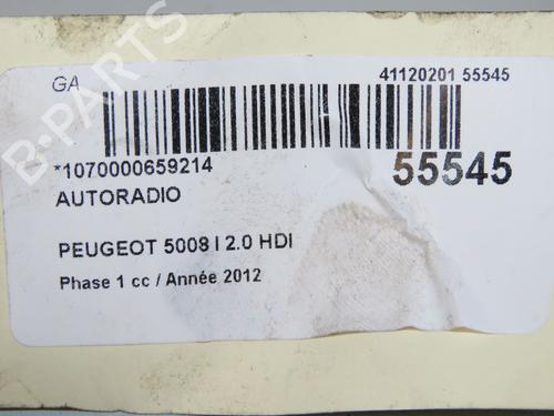 Used Radio PEUGEOT 5008 (0U_, 0E_) 2.0 HDi (163 hp) 31912133
