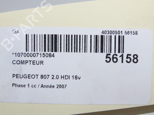 Instrument cluster CITROËN C8 (EA_, EB_)  | BP33249645C47  - Image 6