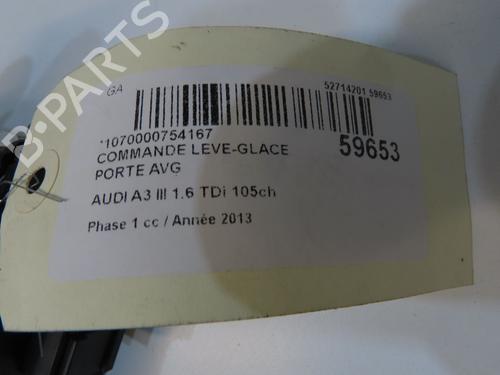 Used Left front window switch Left front window switch AUDI A3 Sportback (8VA, 8VF) 1.6 TDI (110 hp) 39893953 39893953
