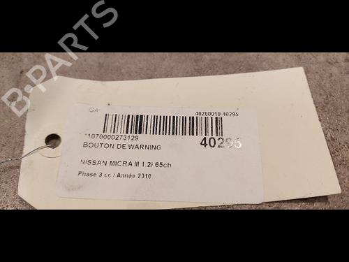 Used Warning switch NISSAN MICRA III (K12) 1.2 16V (65 hp) 9612888