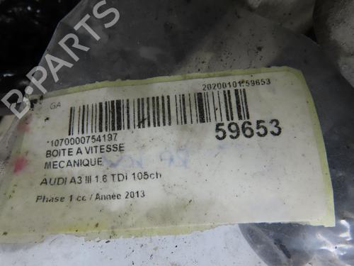 Used Gearbox Gearbox AUDI A3 Sportback (8VA, 8VF) 1.6 TDI (110 hp) 40026308 40026308