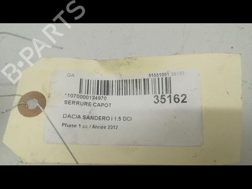 Hood lock DACIA SANDERO 1.5 dCi | BP9598726C133