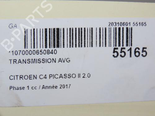 Left front driveshaft CITROËN C4 Grand Picasso II (DA_, DE_) 2.0 BlueHDi 150 | BP29551189M38 