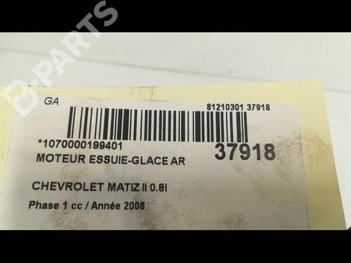 Rear wiper motor CHEVROLET MATIZ (M200, M250) 0.8 | BP9603804M102 