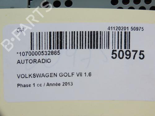Radio VW GOLF VII (5G1, BQ1, BE1, BE2) 1.6 TDI | BP18732127E6 