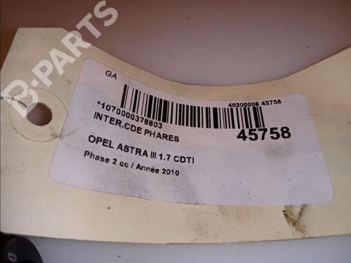 Headlight switch OPEL ASTRA H GTC (A04) 1.7 CDTI (L08) | BP12116862I24 