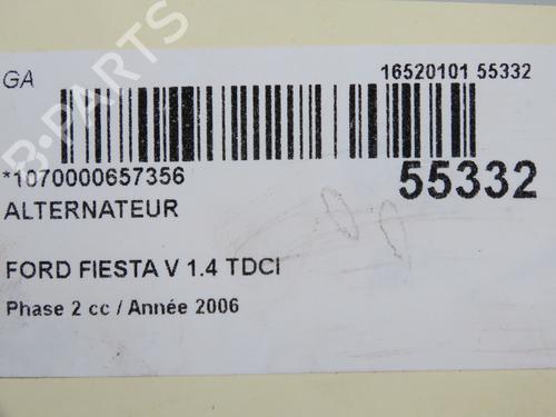 Used Alternator Alternator FORD FIESTA V (JH_, JD_) 1.4 TDCi (68 hp) 34640190 34640190