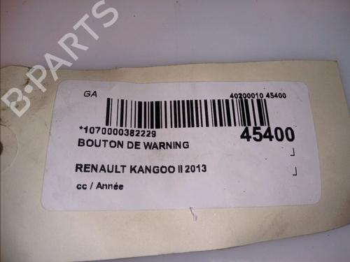 Used Warning switch Warning switch RENAULT KANGOO / GRAND KANGOO II (KW0/1_) 1.5 dCi 110 (KW0C, KW0H) (110 hp) 11100830 11100830